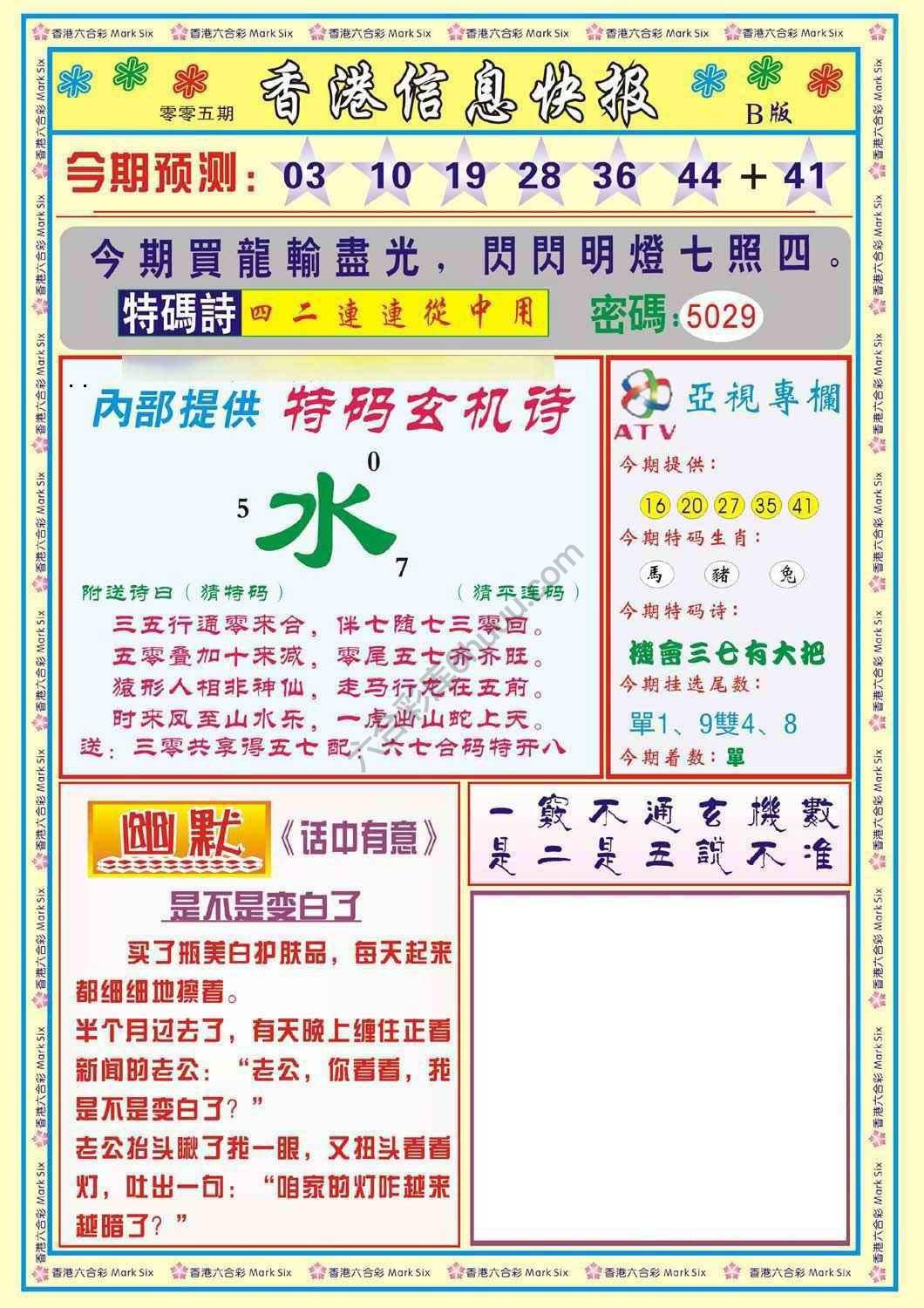 香港信息快报