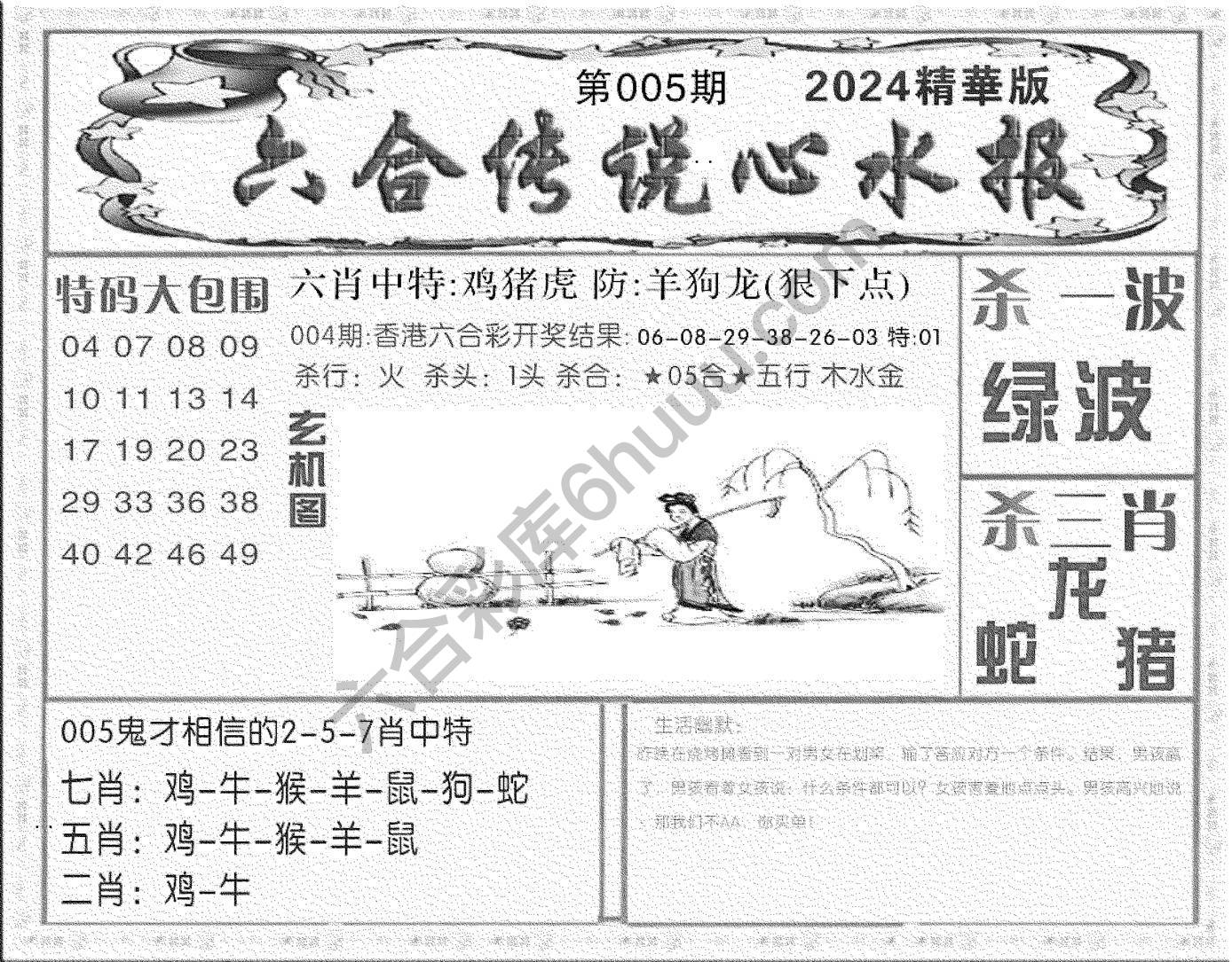 六合传说心水报