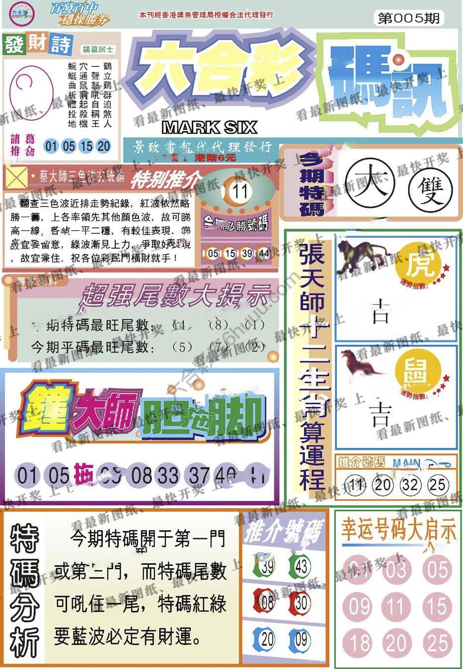 六合彩码讯