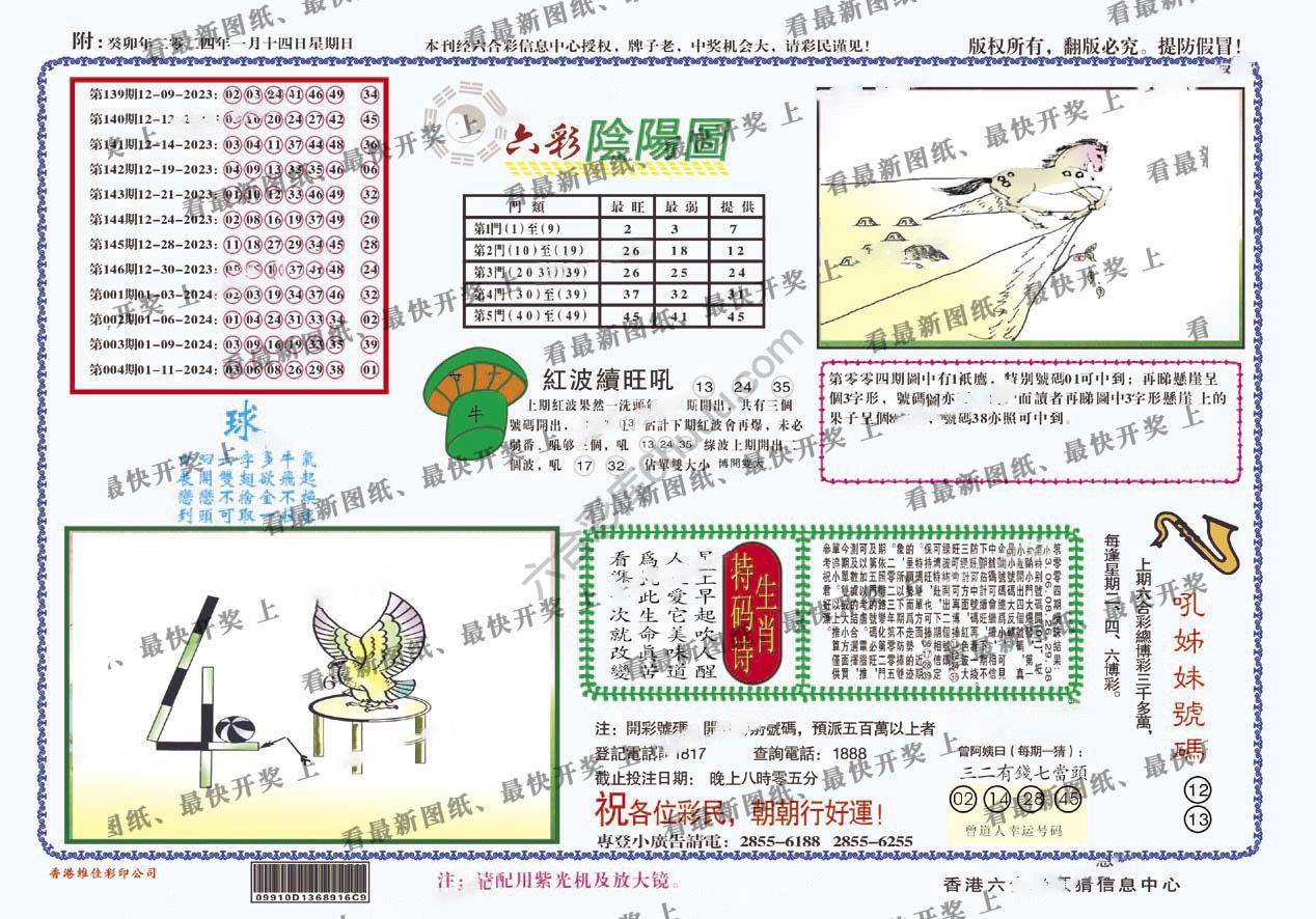 六彩阴阳图