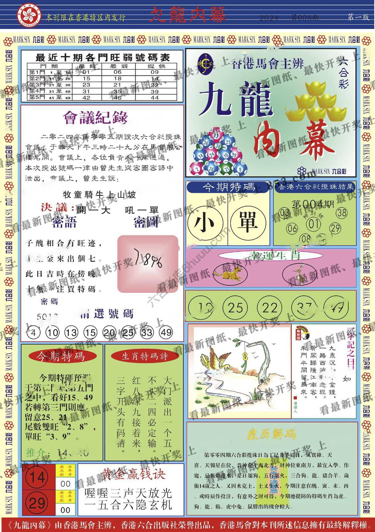九龙内幕