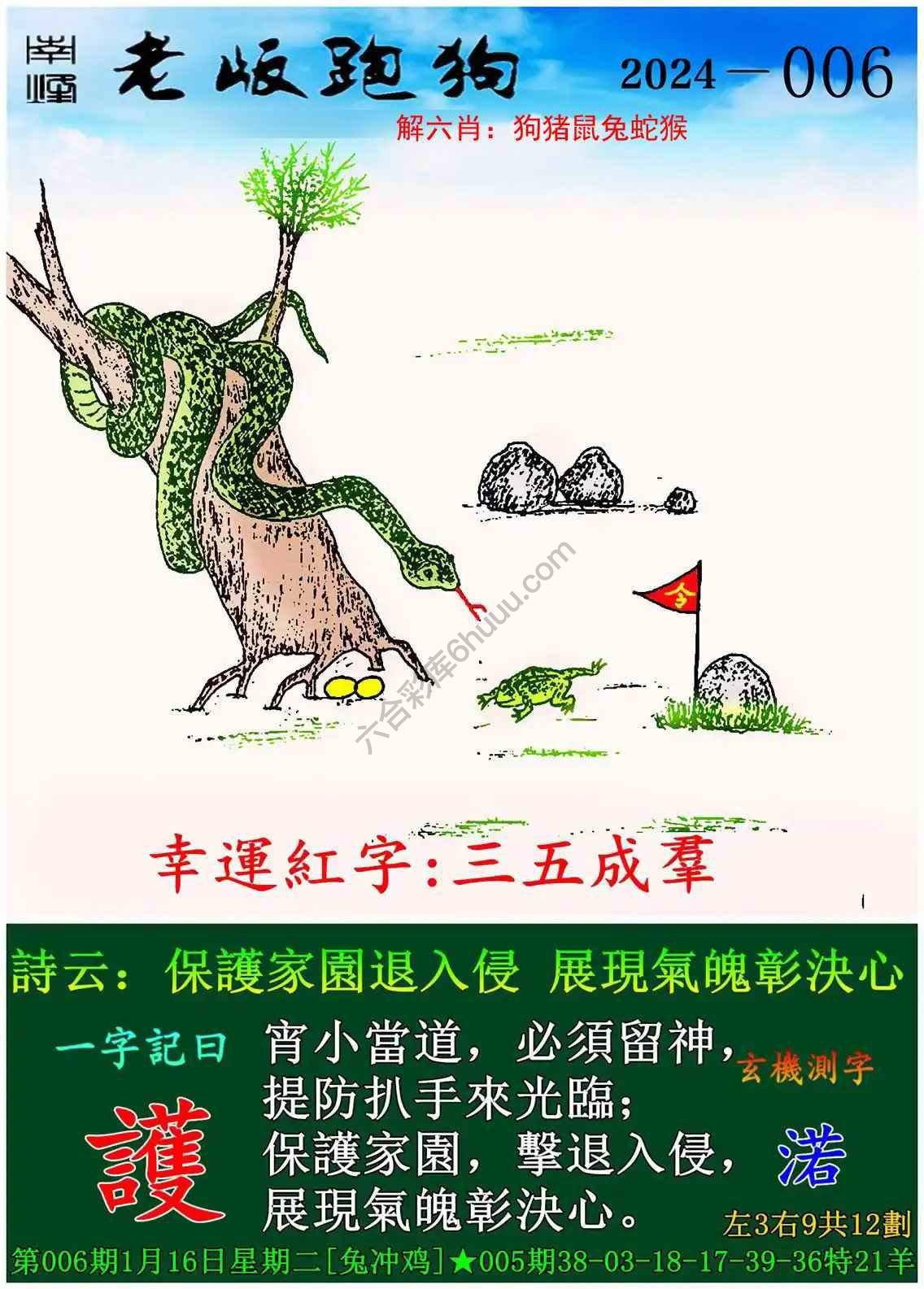 老版跑狗图