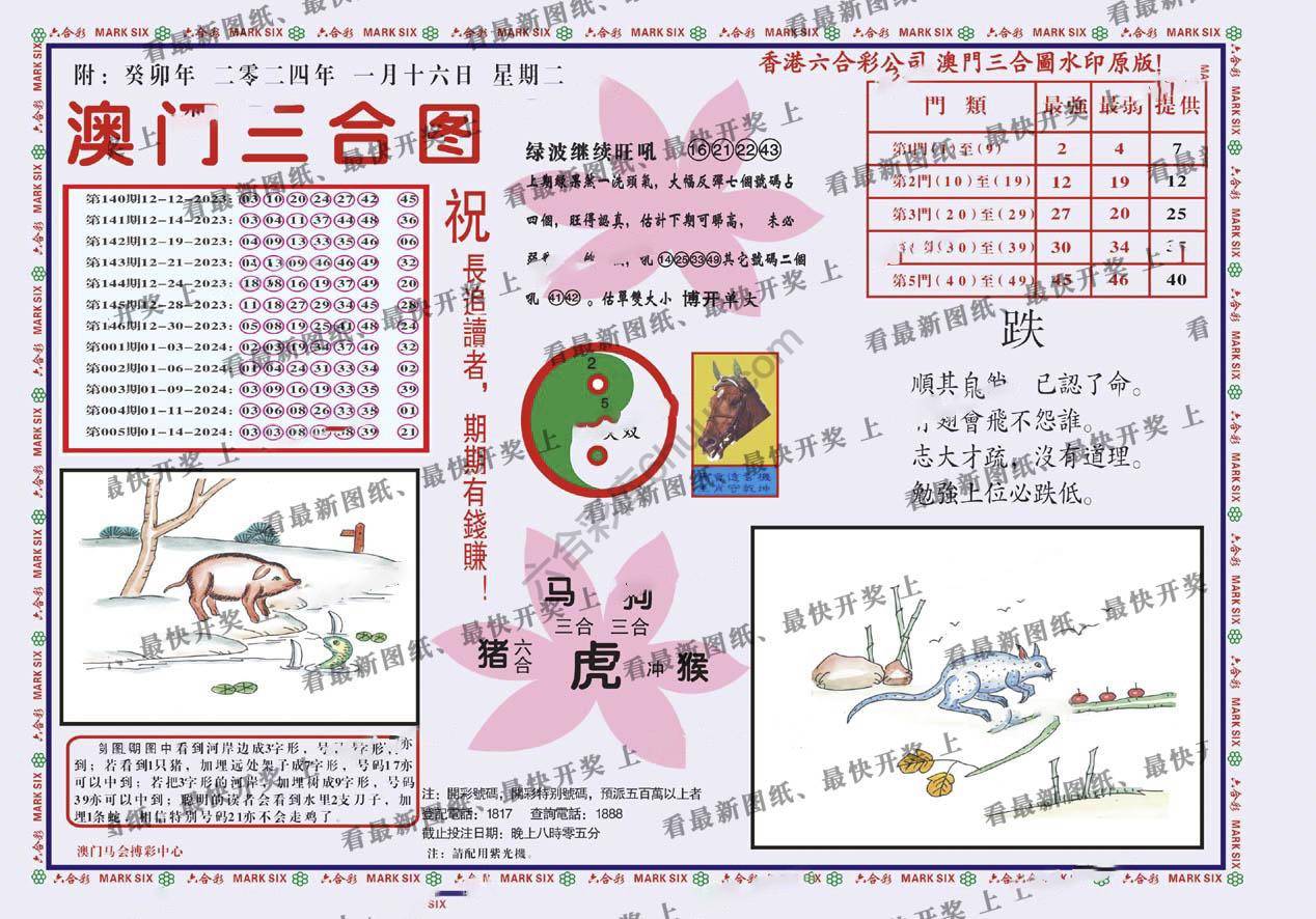 澳门三合图