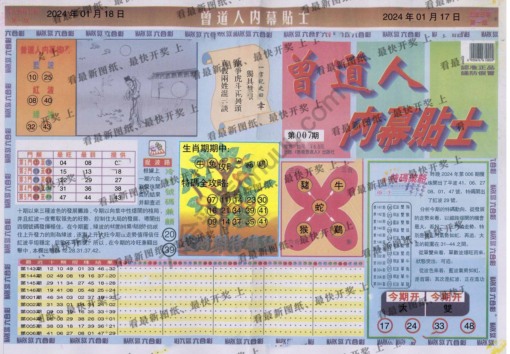 曾道人内幕贴士