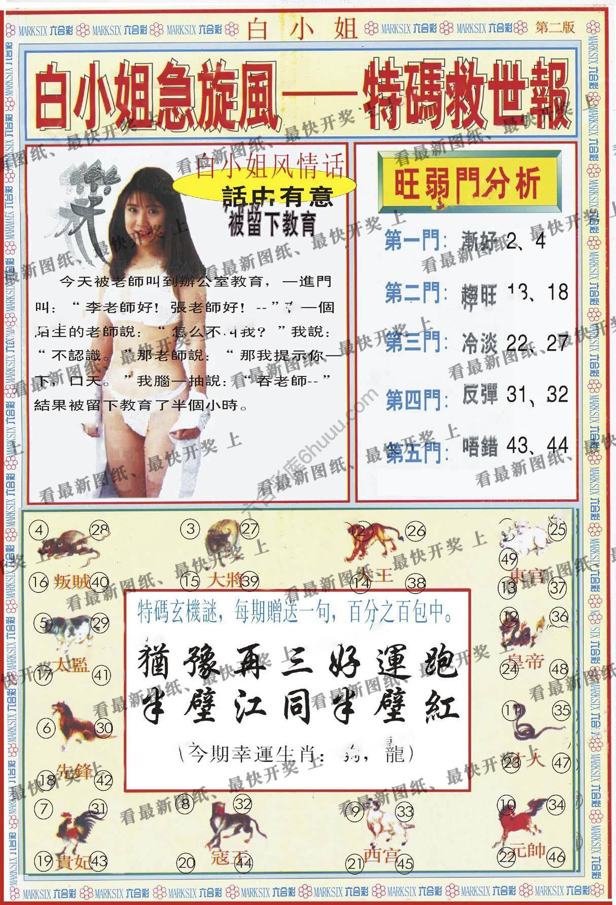 白小姐新特刊