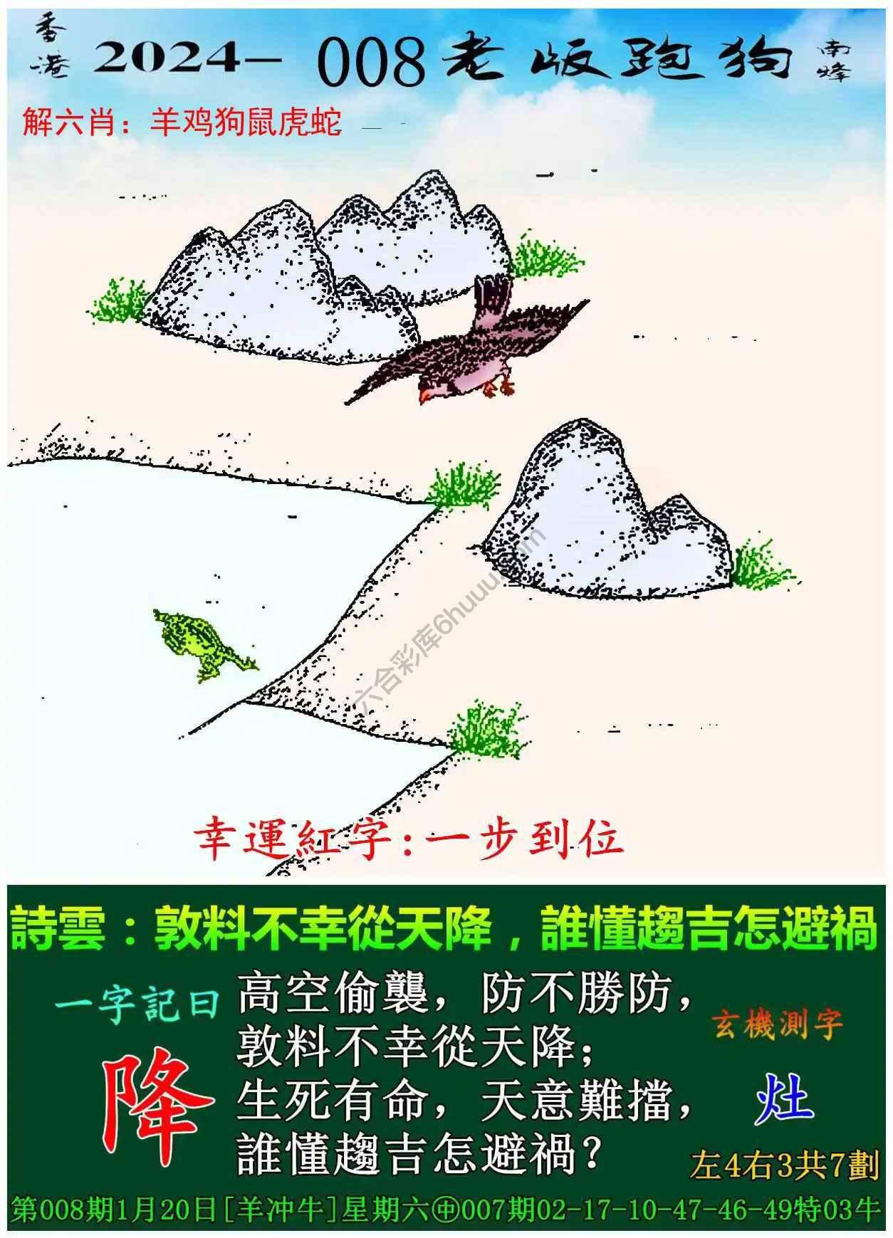 老版跑狗图