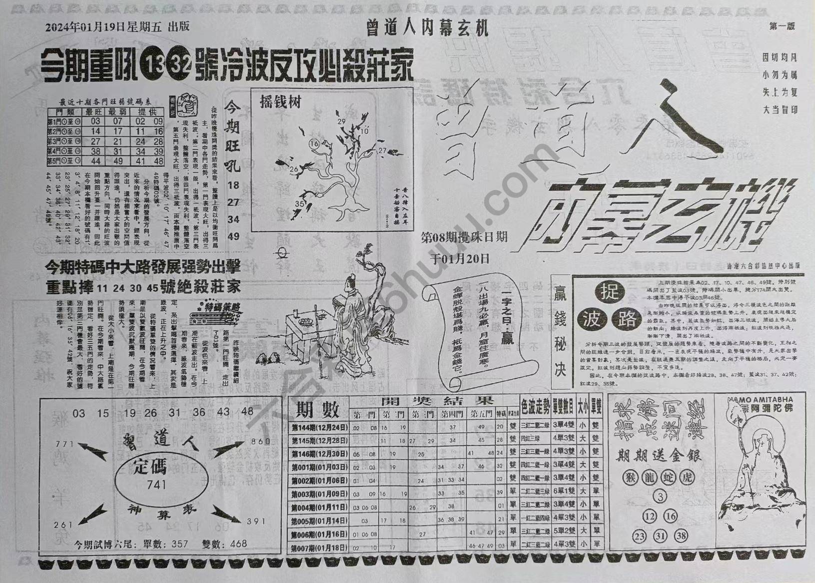 曾道人内幕玄机
