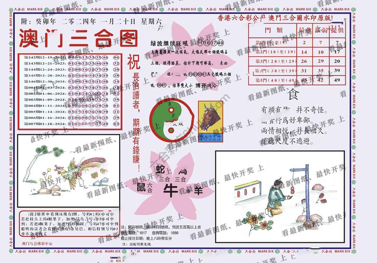 澳门三合图