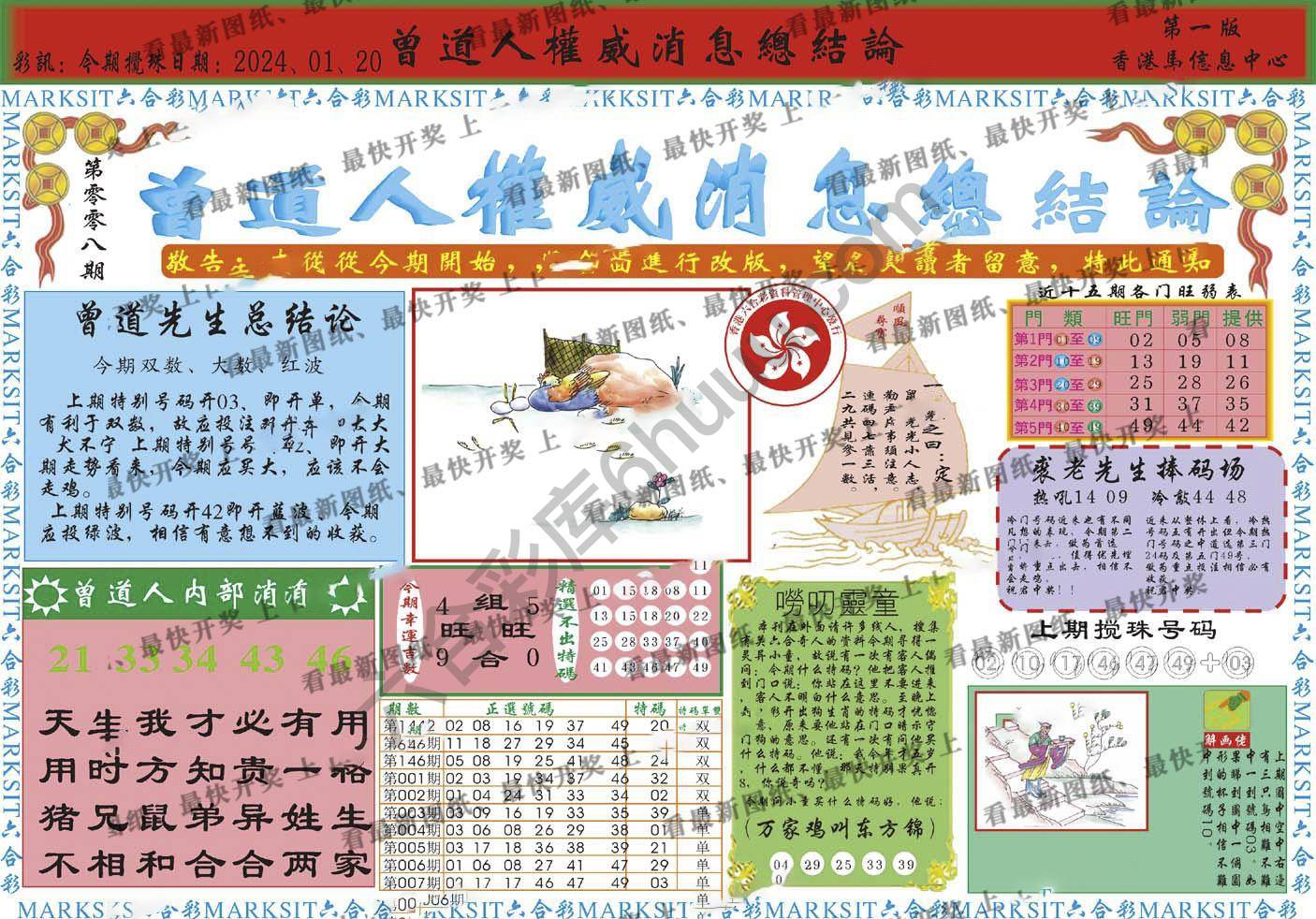 曾道人权威消息