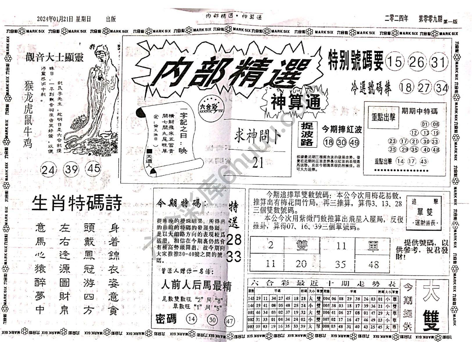 内部精选神算通