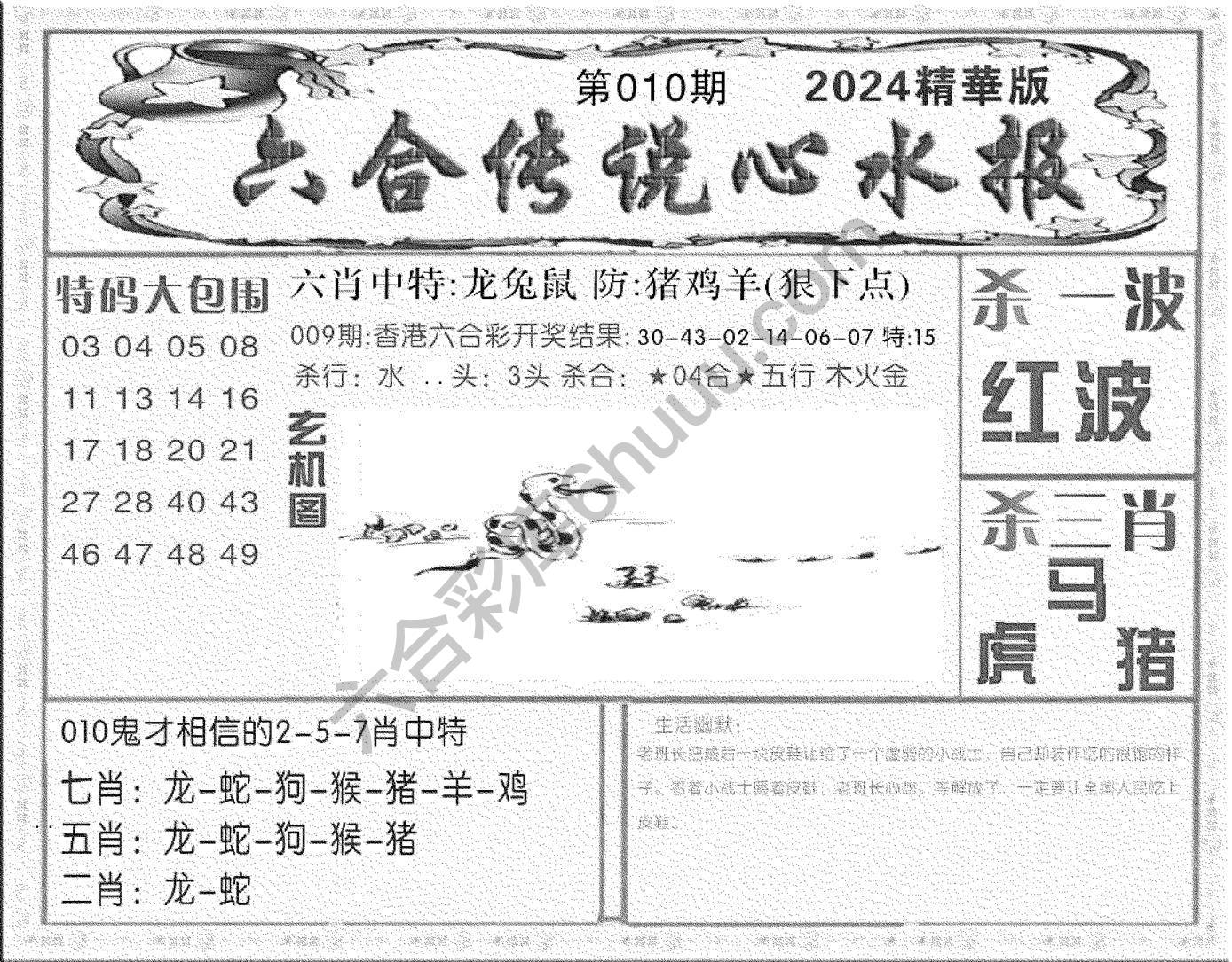 六合传说心水报