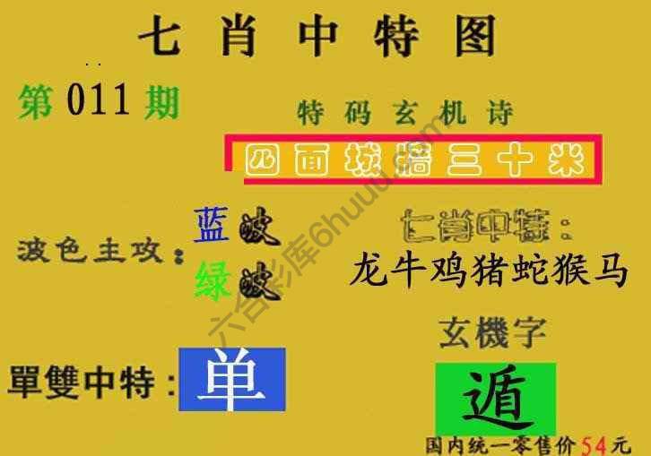 七肖中特图