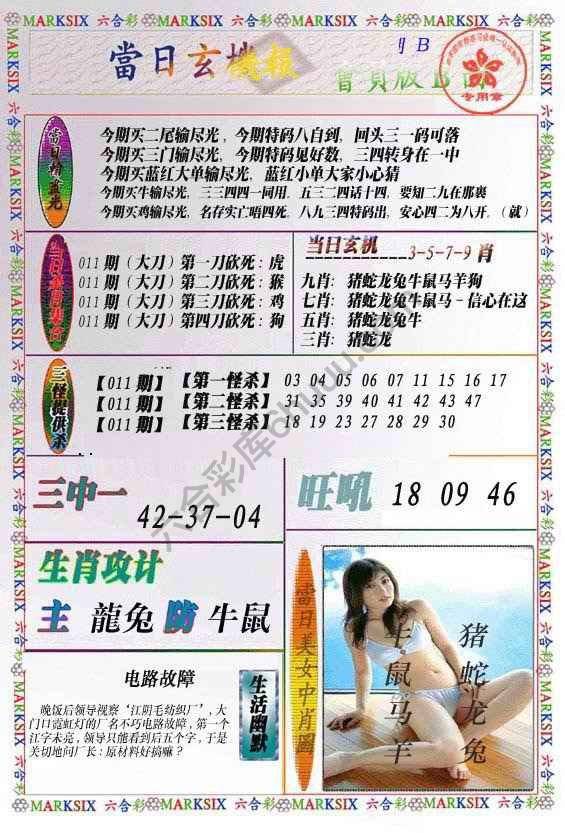 当日玄机报