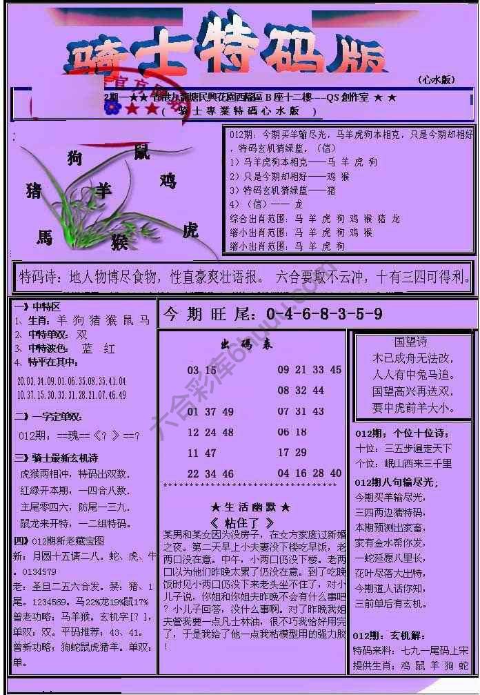 另类骑士特码版