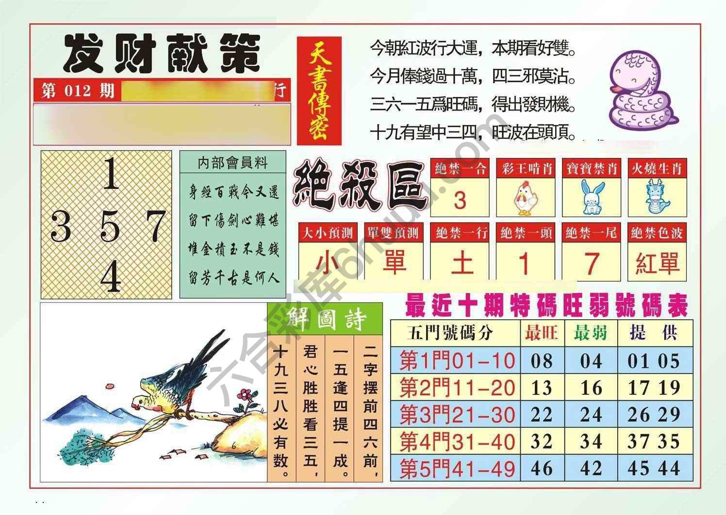 发财献策