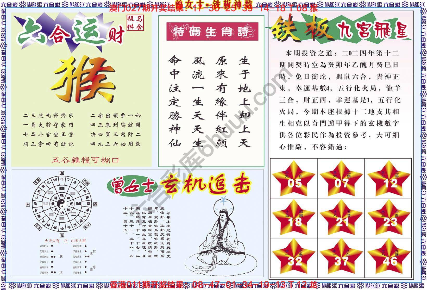 曾女士铁板神数