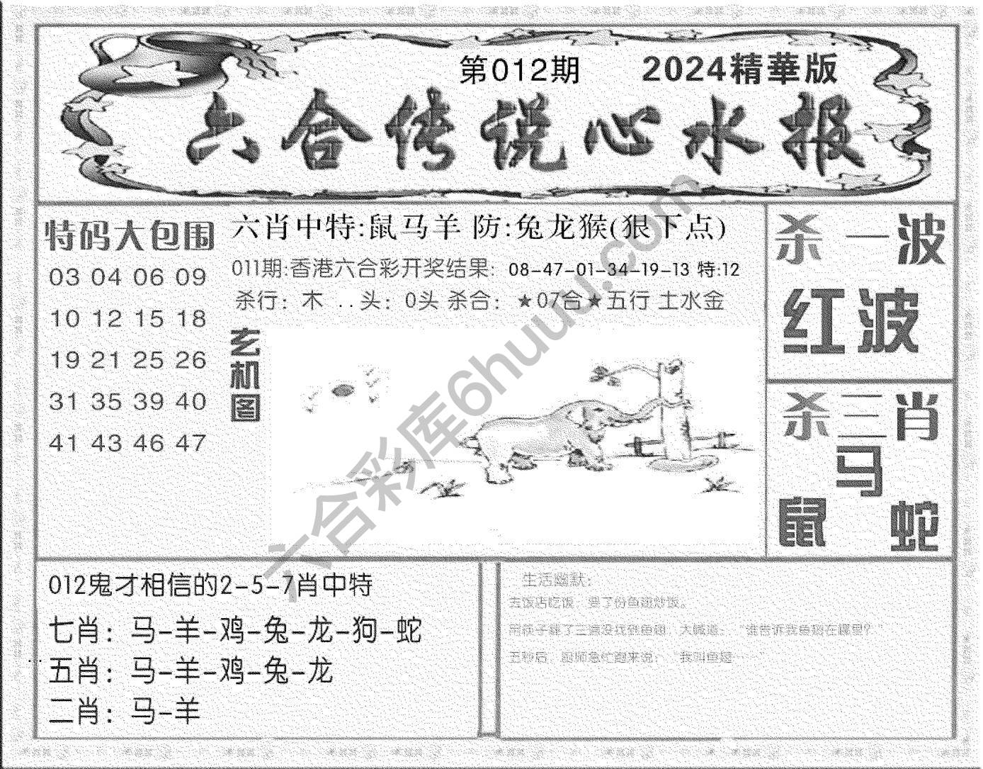 六合传说心水报