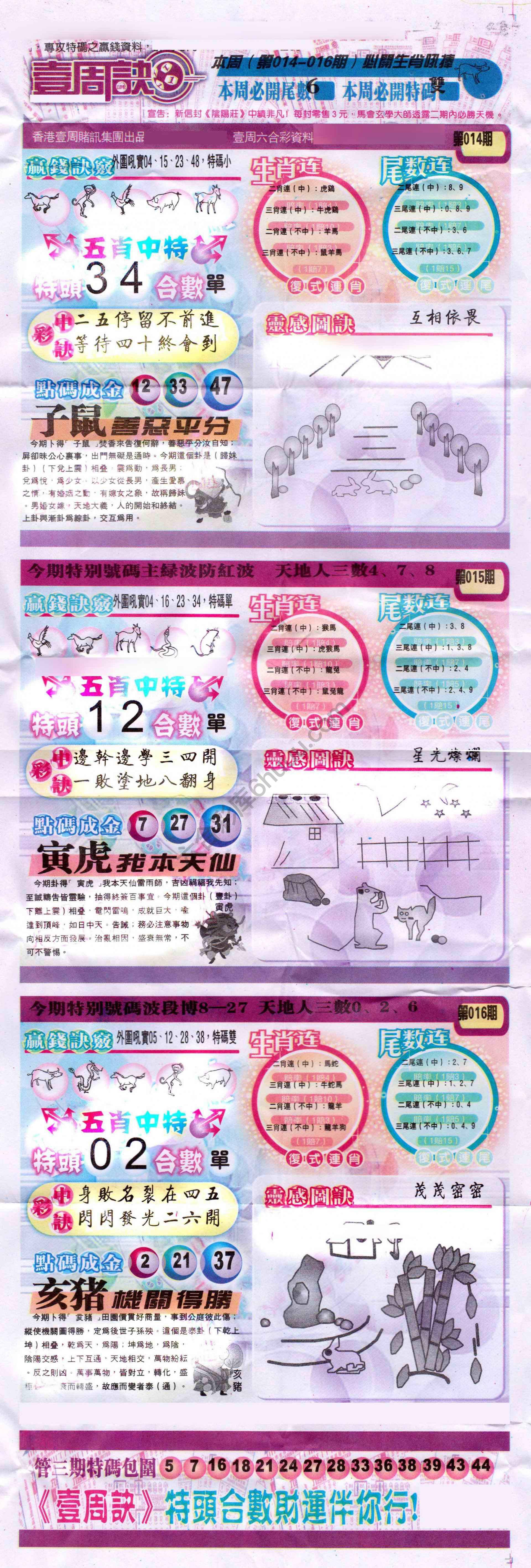 一周决