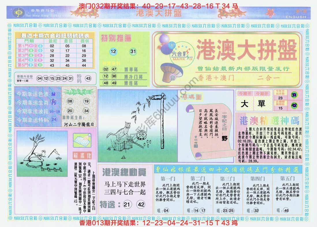 港澳大拼盘