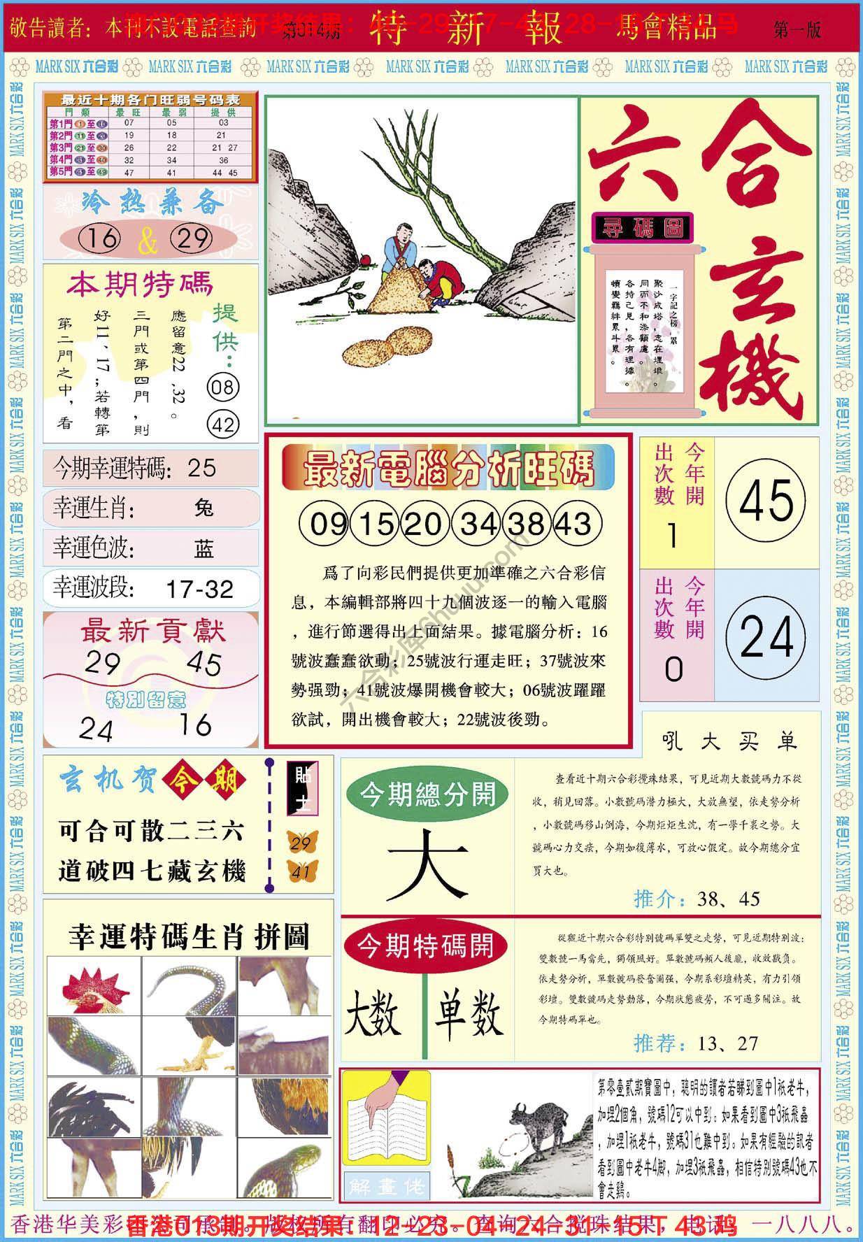 特新报