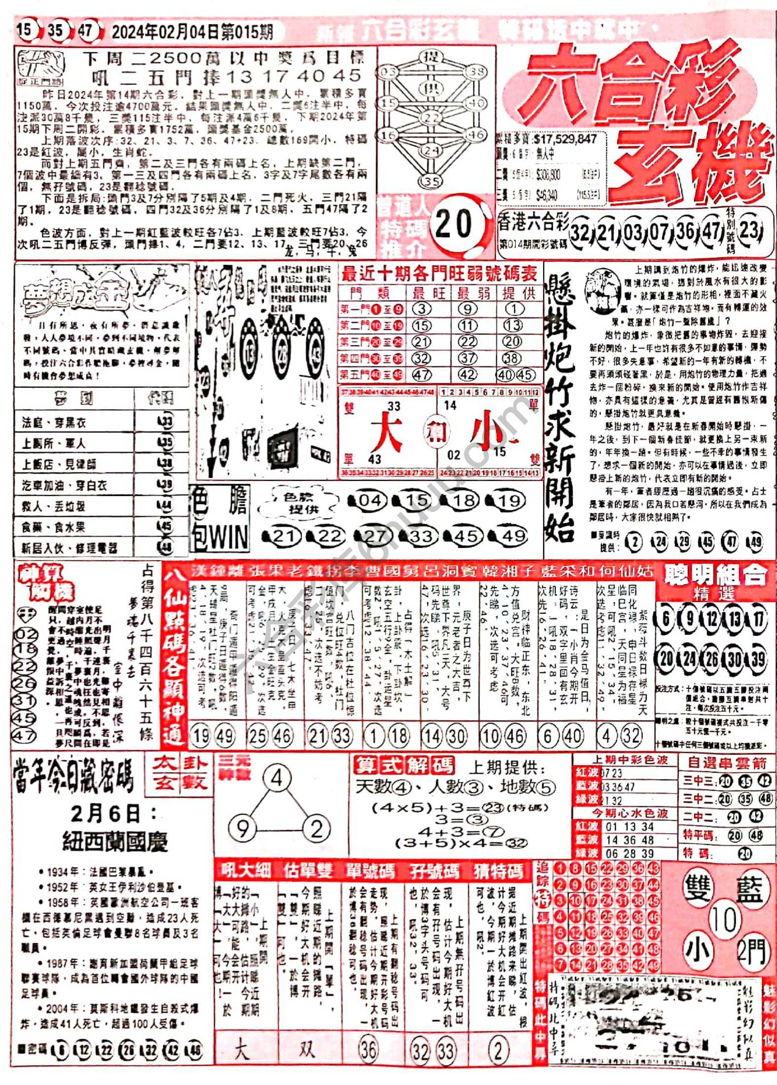 六合彩玄机