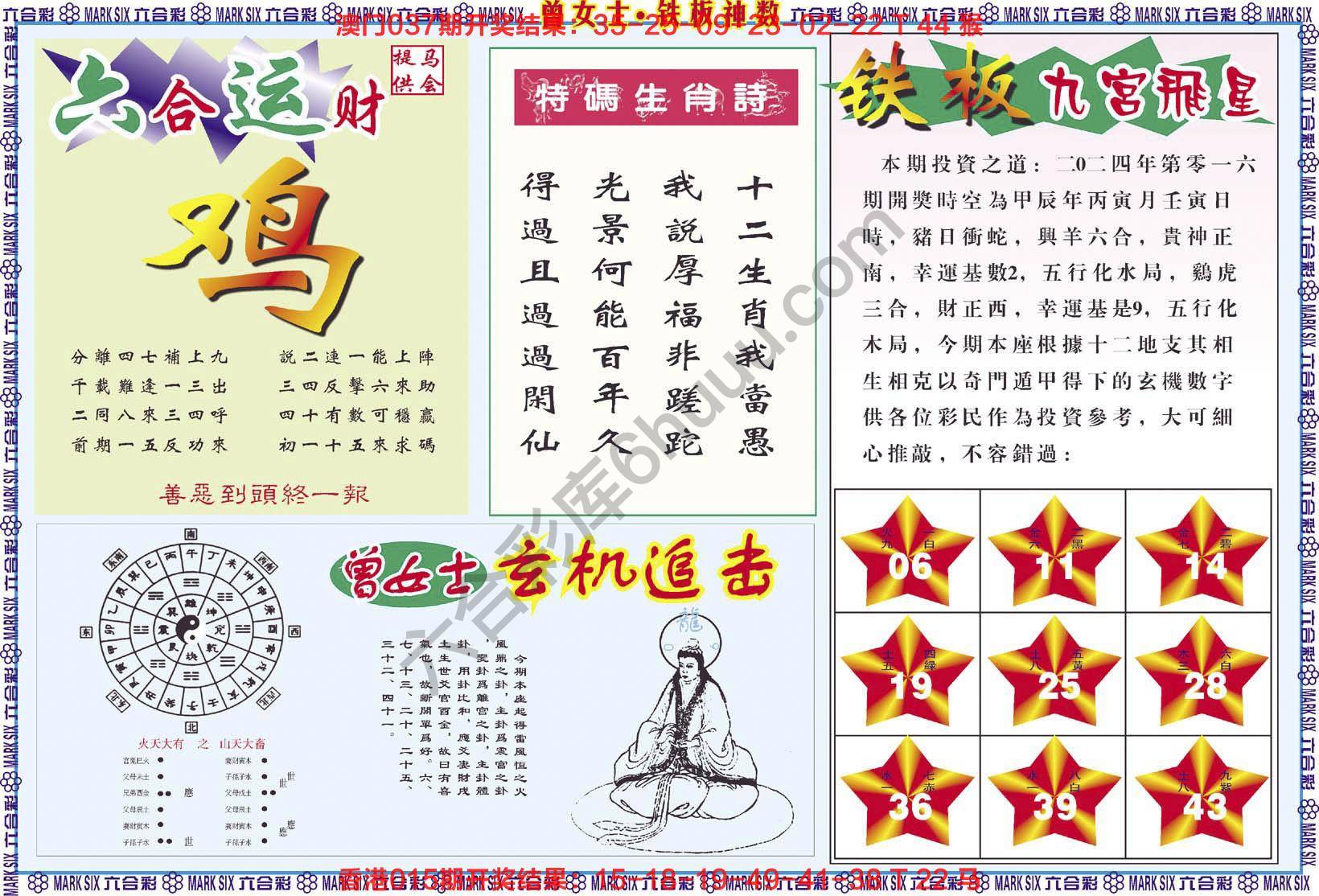 曾女士铁板神数