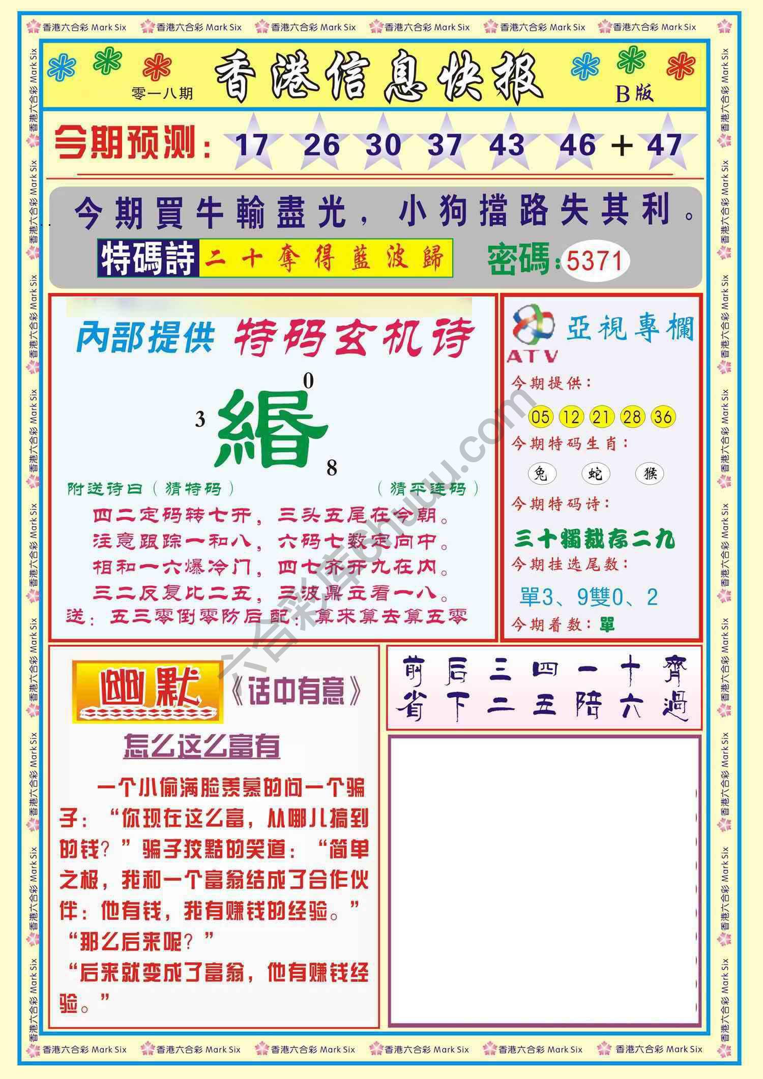 香港信息快报