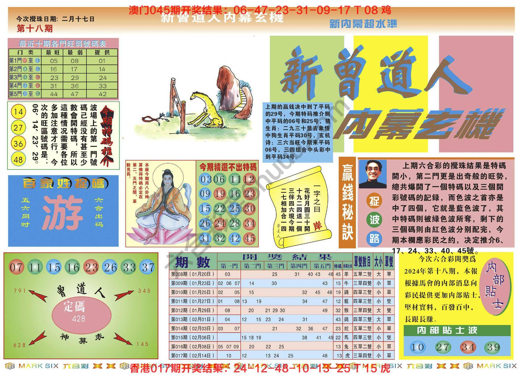 新曾道人内幕玄机