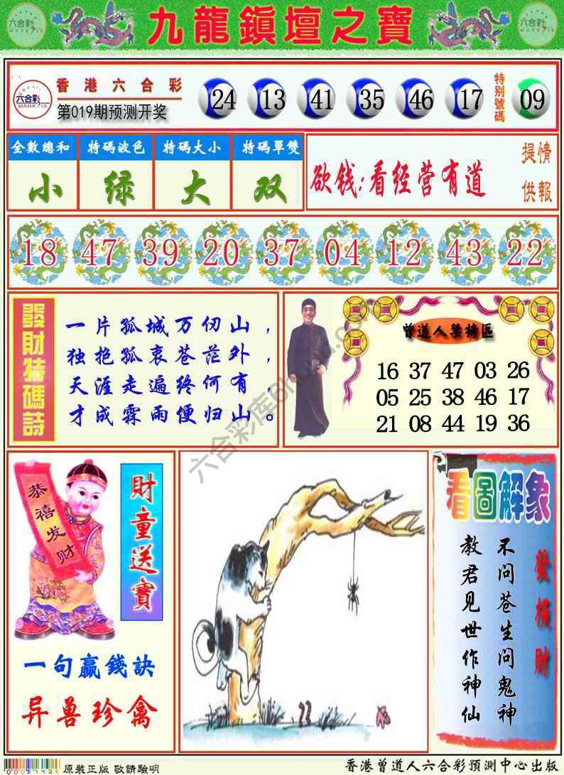 九龙挂牌解特码