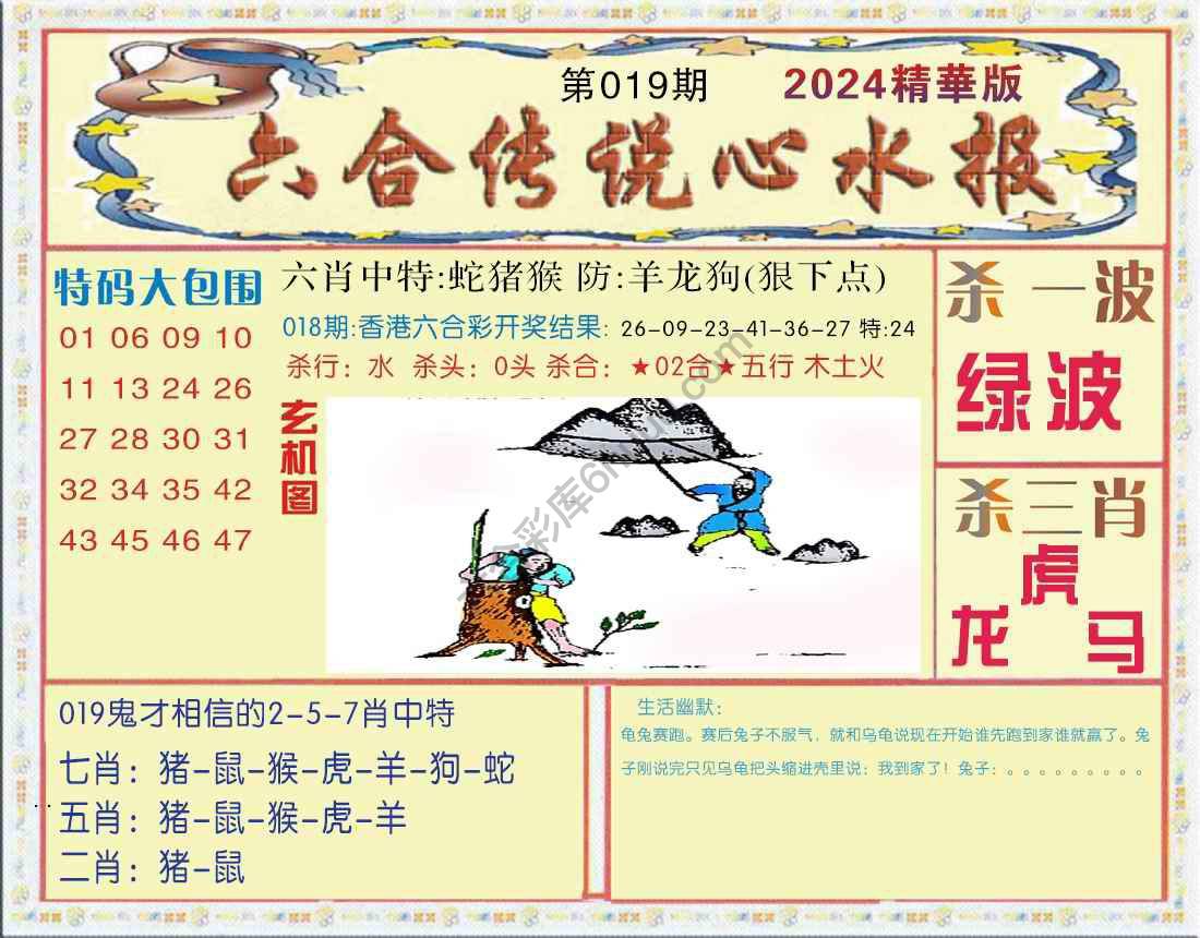 六合传说心水报