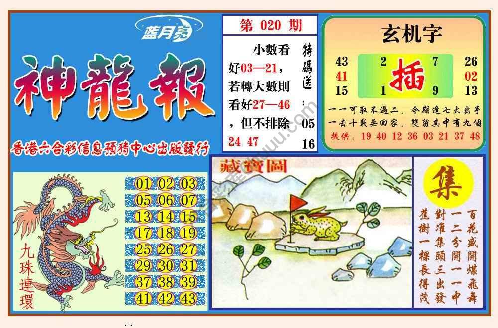 蓝月亮神龙报