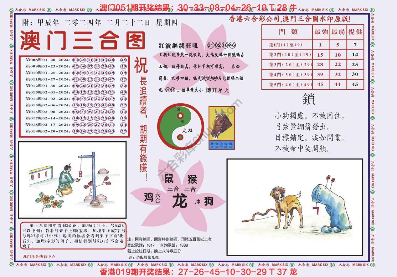 澳门三合图
