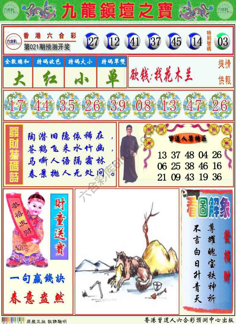 九龙挂牌解特码