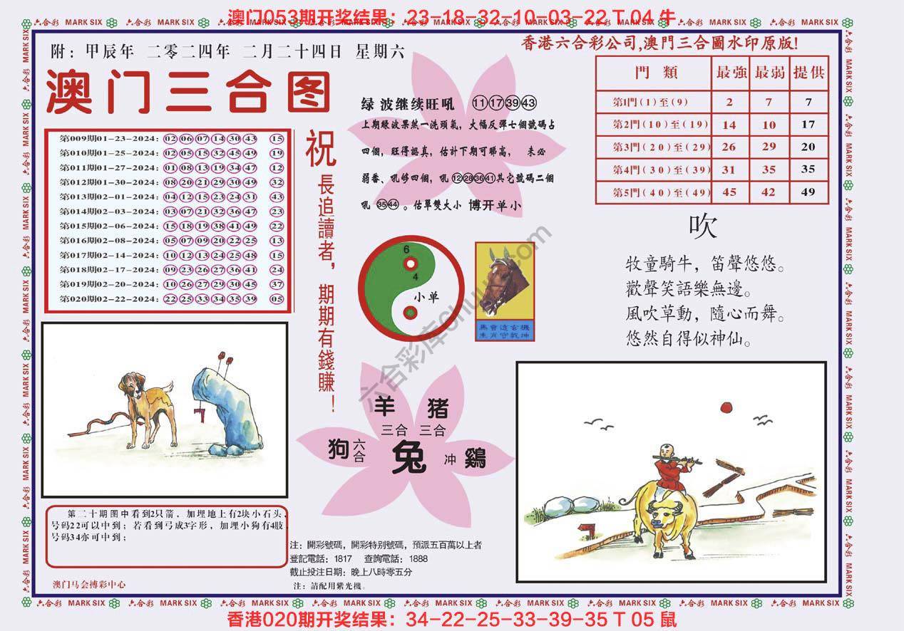 澳门三合图