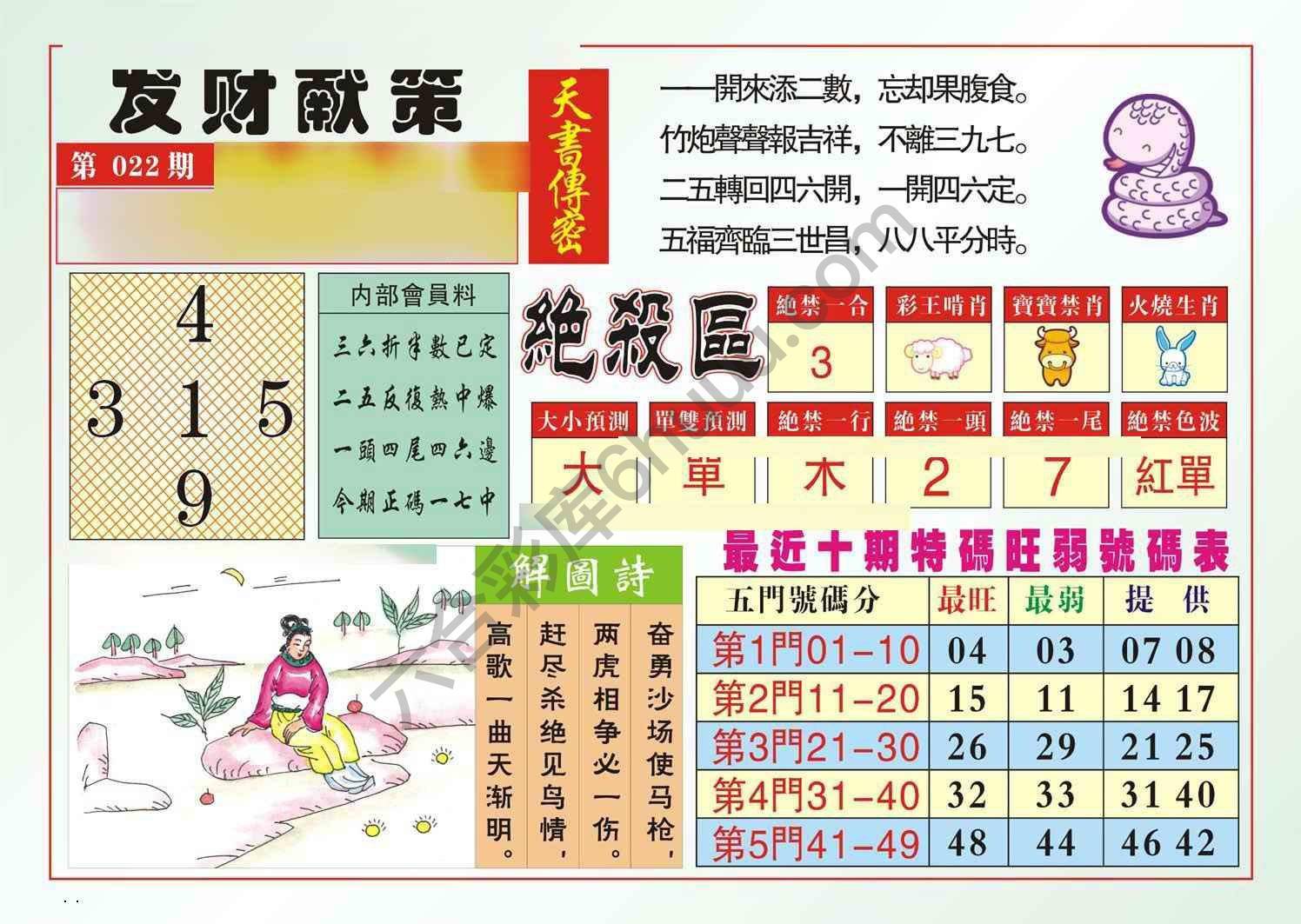 发财献策