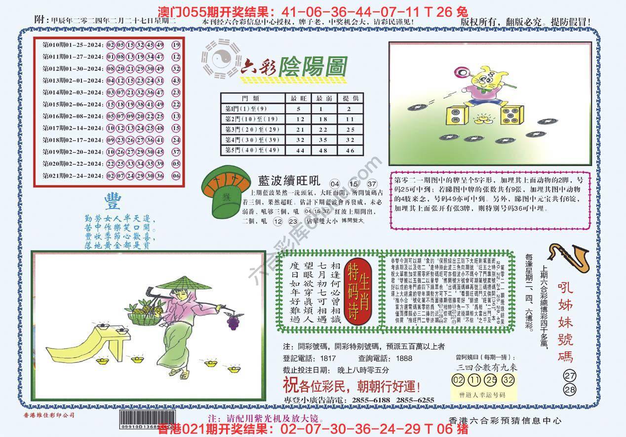 六彩阴阳图