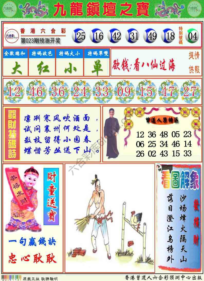 九龙挂牌解特码