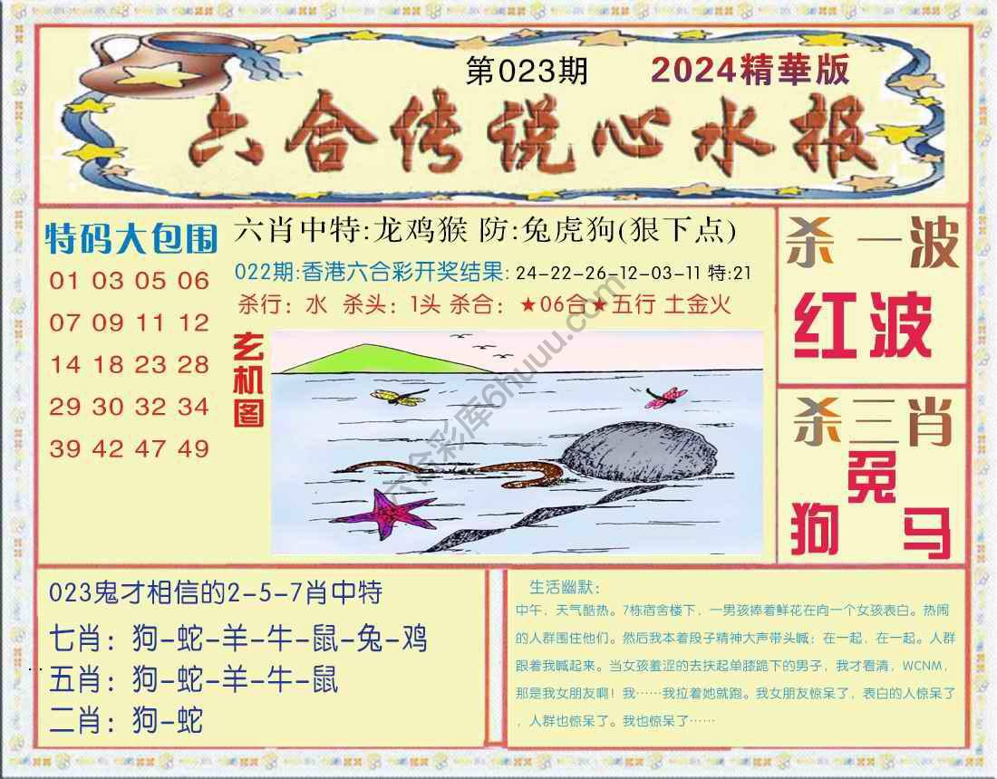 六合传说心水报