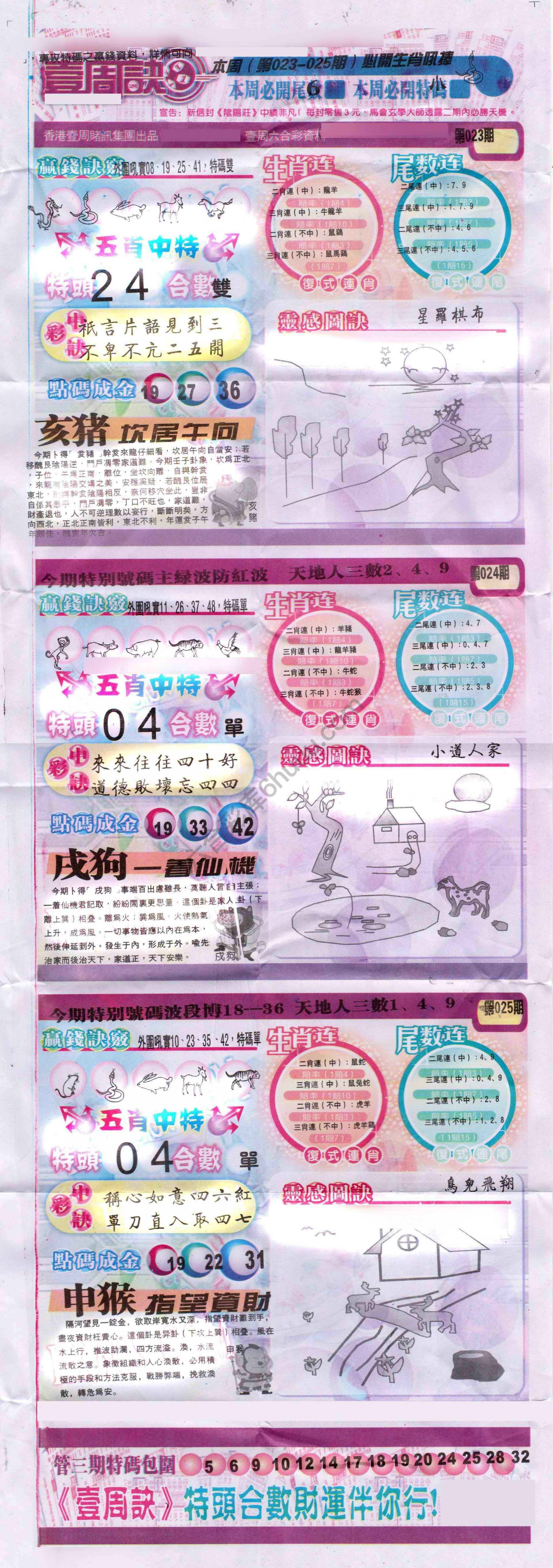一周决
