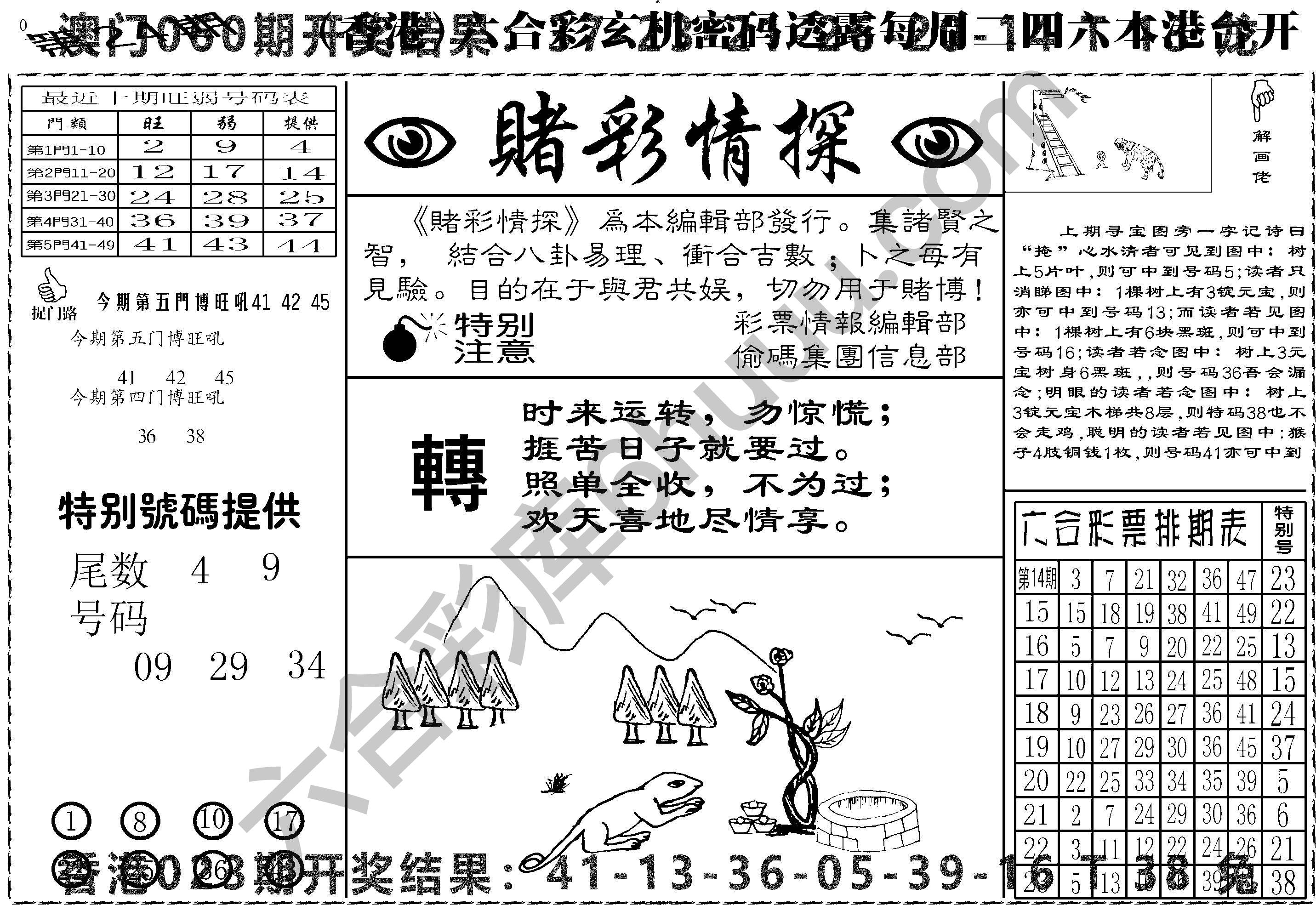 赌彩情探