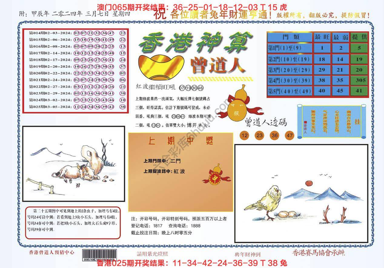 香港神算曾道人