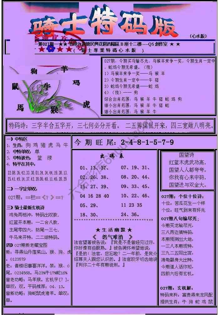 另类骑士特码版