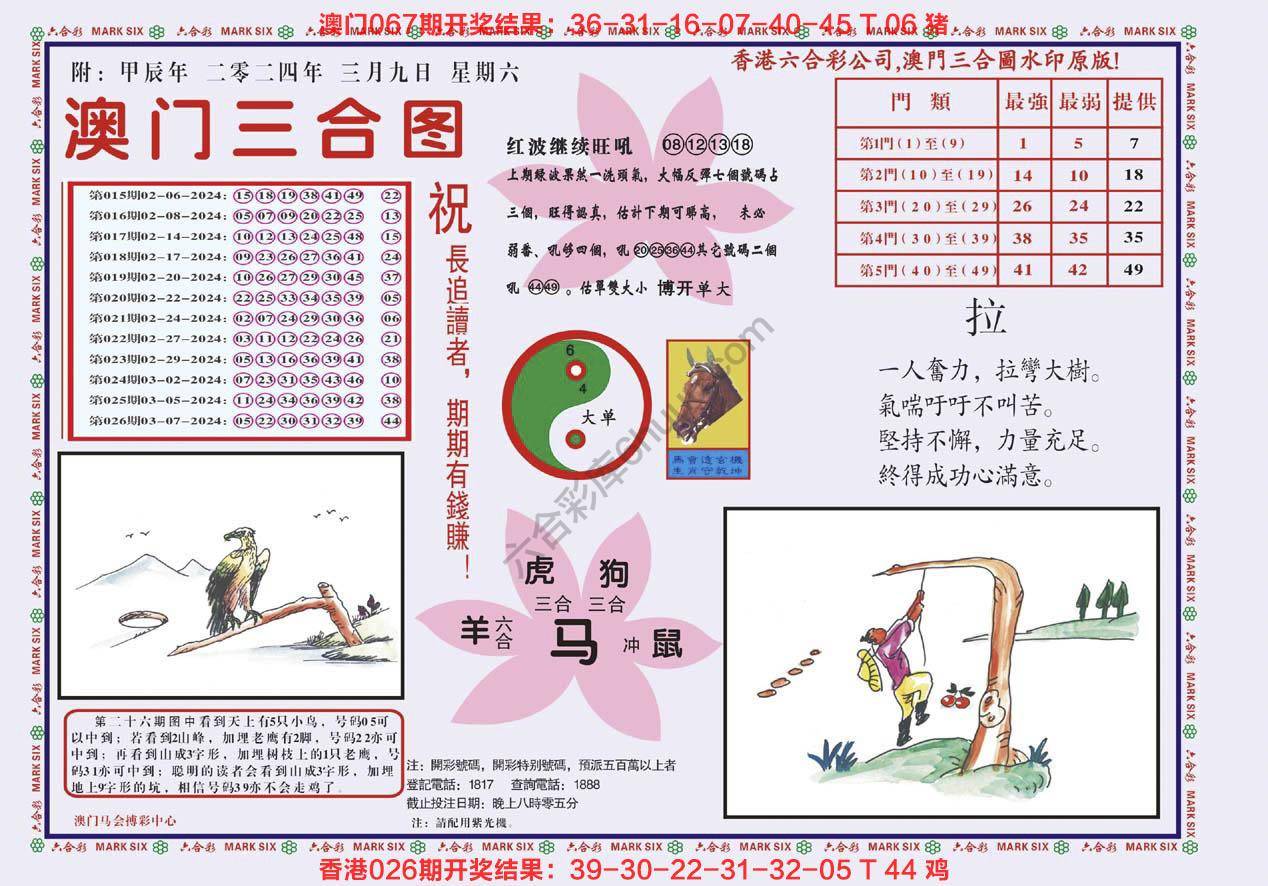 澳门三合图