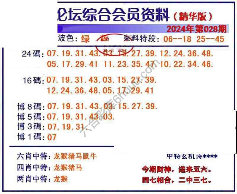 综合会员资料