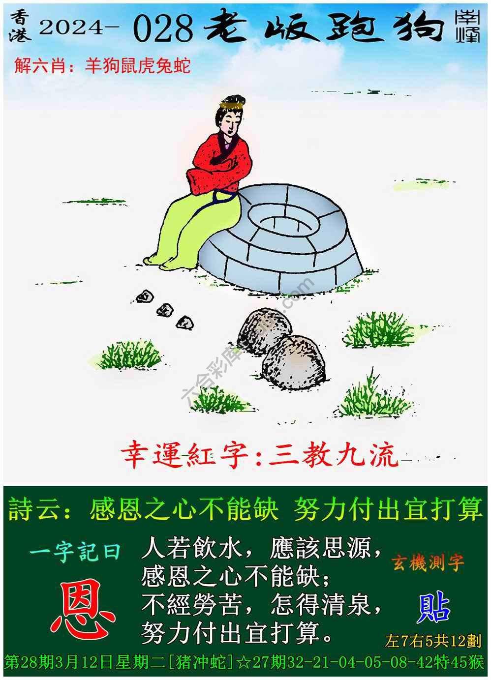 老版跑狗图