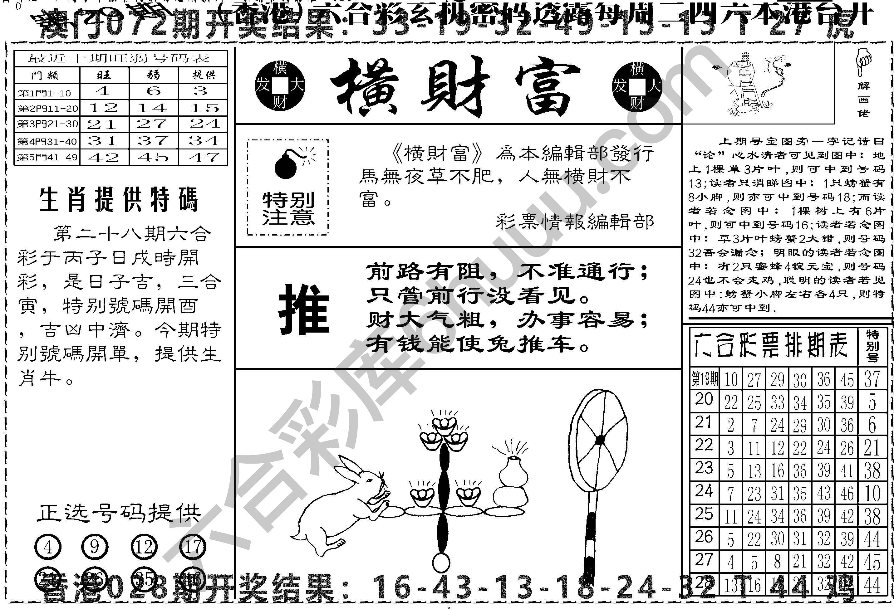 横财富