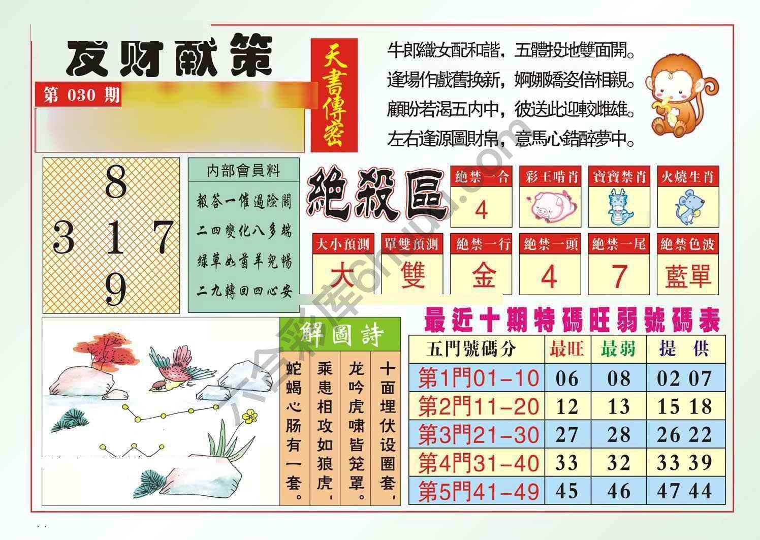 发财献策