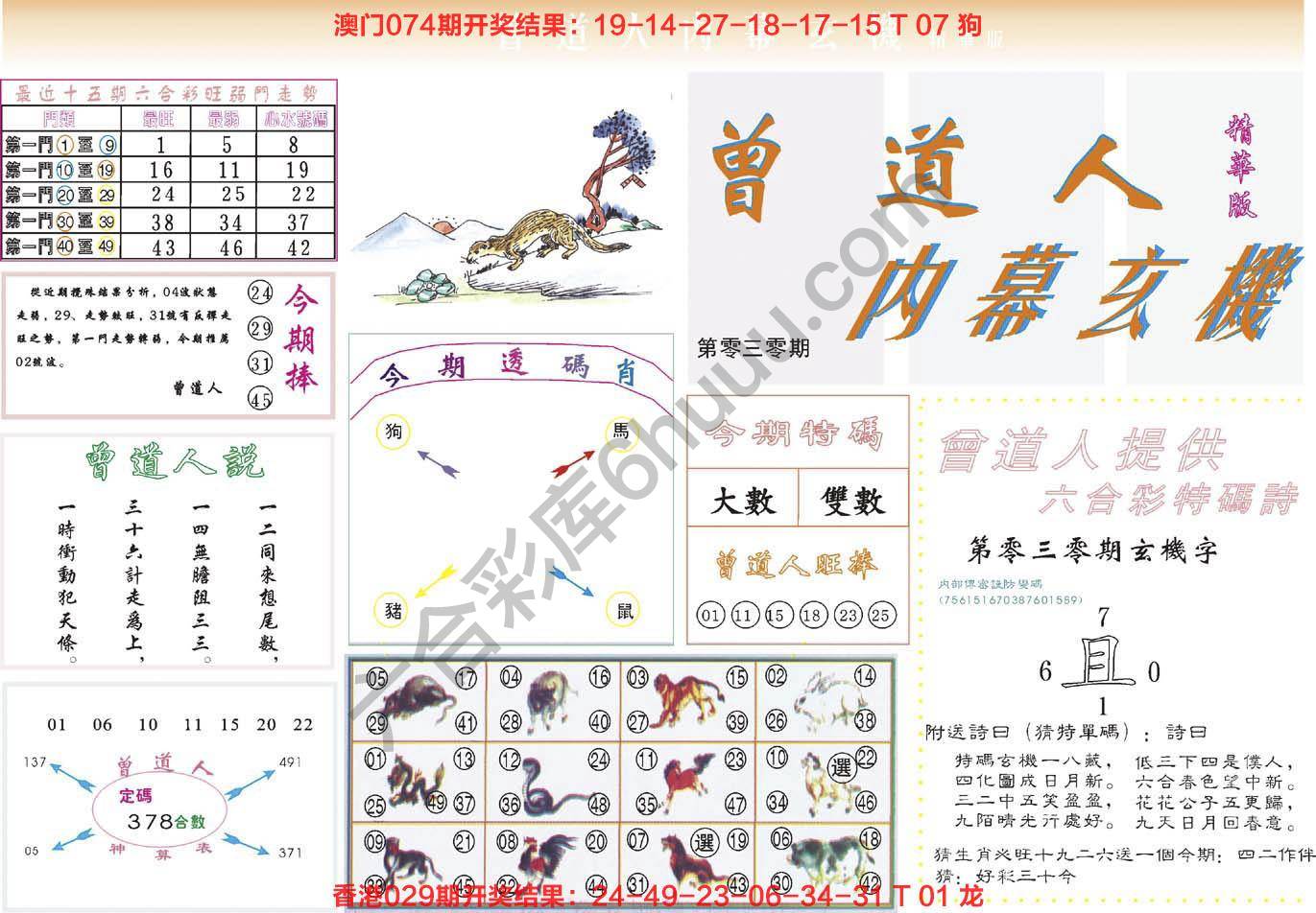 曾道人内幕玄机(精华版)
