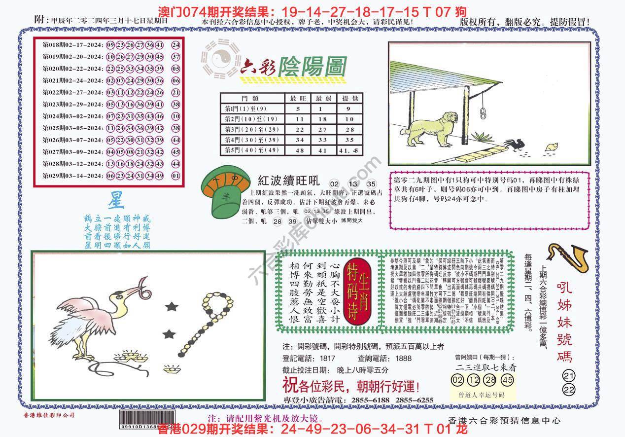 六彩阴阳图