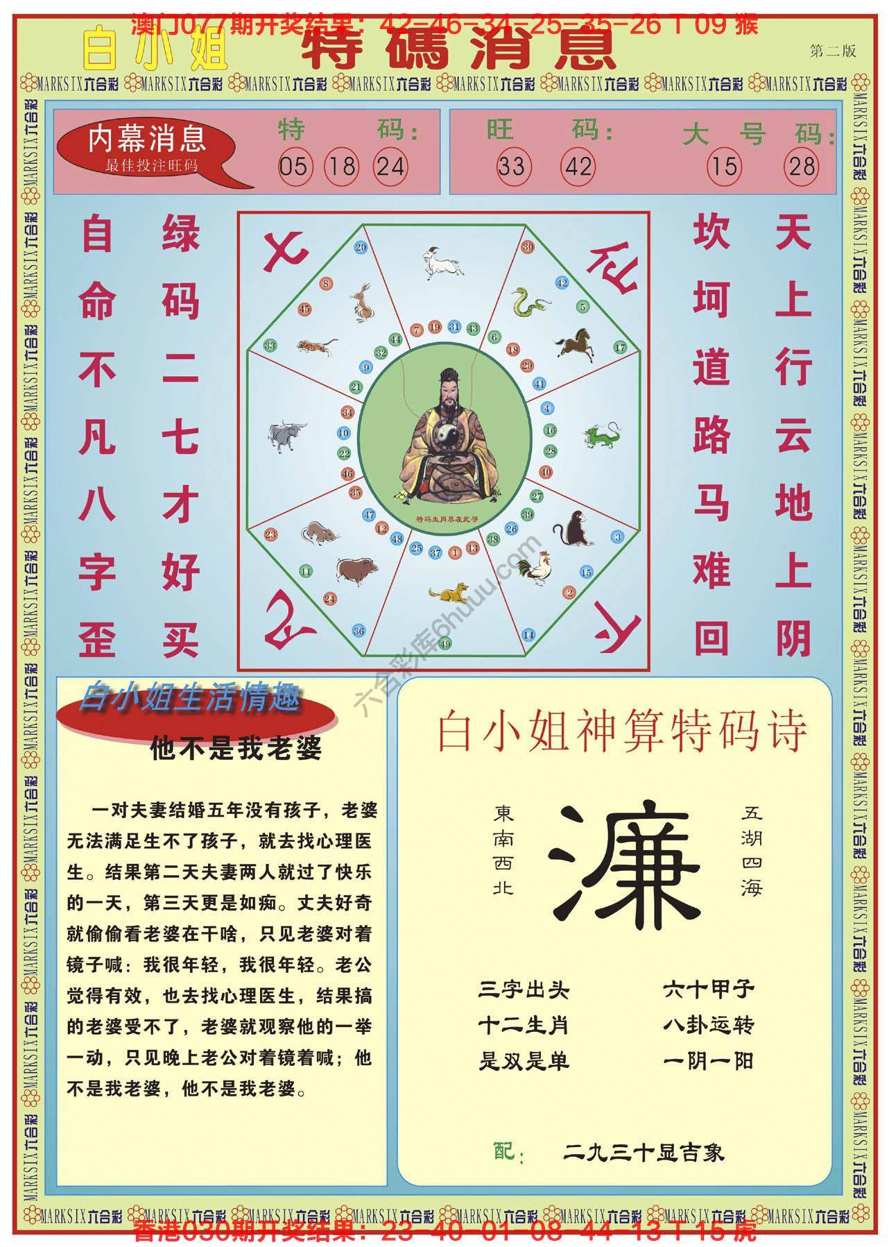 白小姐特码消息